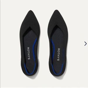 Rothy’s The Point Black Solid Flats